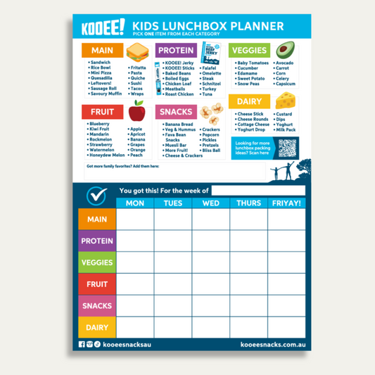 Kids Lunchbox Planner